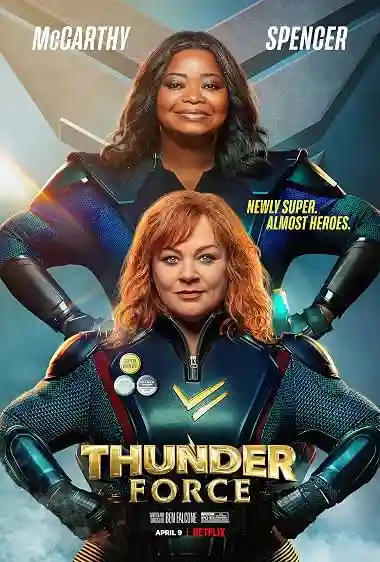 Thunder Force (2021) Hindi Dual Audio Movie [WEB-DL] Poster